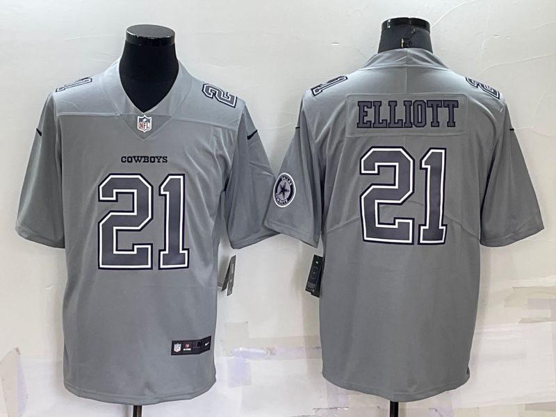 Men Dallas Cowboys #21 Elliott Grey 2022 Nike Limited Vapor Untouchable NFL Jerseys->dallas cowboys->NFL Jersey